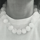 Peto Necklace White Onyx