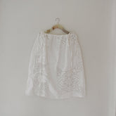 Falda Rosas Deshilado