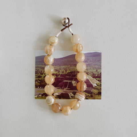 Light Brown Onyx Peto Necklace