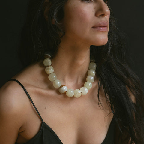 Green Onyx Peto Necklace